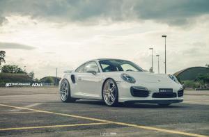 Porsche 911 Turbo S by ATT-Tec on ADV.1 Wheels (ADV05MV2CS) 2015 года